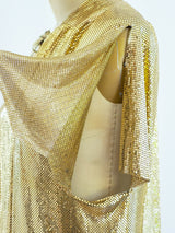 Goldtone Metal Mesh Vest Top arcadeshops.com