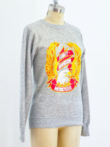 Harley Davidson Heather Grey Sweatshirt Top arcadeshops.com