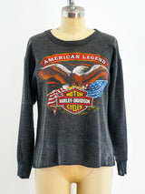 Harley Davidson Double Sided Graphic Thermal Top arcadeshops.com