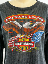 Harley Davidson Double Sided Graphic Thermal Top arcadeshops.com