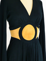 1970's Mr Boots Black Crepe Dress Dress arcadeshops.com