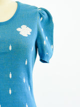 1970's Novelty Knit Duck Dress Dress arcadeshops.com