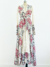 Gunne Sax Lace Sleeved Prairie Dress Dress arcadeshops.com