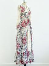 Gunne Sax Lace Sleeved Prairie Dress Dress arcadeshops.com