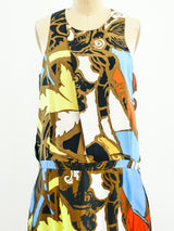 Balenciaga Graffiti Print Tank Dress Dress arcadeshops.com