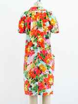 Balenciaga Watercolor Floral Dress Dress arcadeshops.com