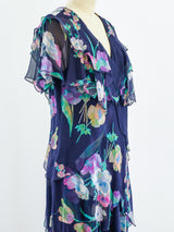 Holly's Harp Tiered Floral Dress Dress arcadeshops.com