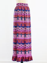Givenchy Graphic Print Maxi Skirt Skirt arcadeshops.com