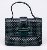 Fendi Woven Leather Top Handle Bag Accessory arcadeshops.com