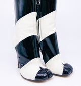 Margiela Striped Stiletto Tabi Boots, 36.5 Accessory arcadeshops.com