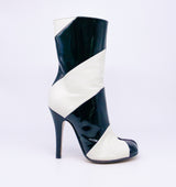Margiela Striped Stiletto Tabi Boots, 36.5 Accessory arcadeshops.com