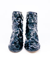 Chanel Paillette Heeled Booties, 38 Accessory arcadeshops.com