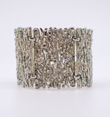 1960's Textured Link Bracelet Jewelry arcadeshops.com