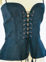 Yves Saint Laurent Lace-up Bustier Top arcadeshops.com