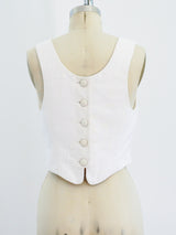 Geoffrey Beene Sequin Flower Bustier Top arcadeshops.com