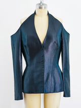 Thierry Mugler Open Shoulder Jacket Top arcadeshops.com