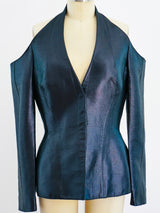 Thierry Mugler Open Shoulder Jacket Top arcadeshops.com