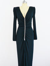 Valentino Rhinestone Arrow Jersey Dress Dress arcadeshops.com