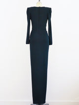 Valentino Rhinestone Arrow Jersey Dress Dress arcadeshops.com
