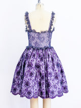 Geoffrey Beene Purple Lace Cocktail Dress Dress arcadeshops.com