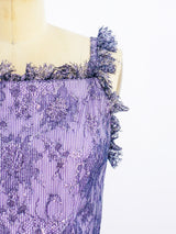 Geoffrey Beene Purple Lace Cocktail Dress Dress arcadeshops.com