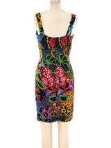 Bob Mackie Beaded Floral Tank Dress Dress arcadeshops.com