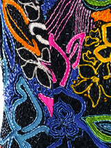 Bob Mackie Beaded Floral Tank Dress Dress arcadeshops.com