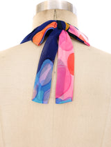 Floral Printed Chiffon Halter Dress Dress arcadeshops.com