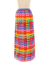 Rainbow Cage Maxi Skirt Bottom arcadeshops.com