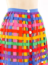 Rainbow Cage Maxi Skirt Bottom arcadeshops.com