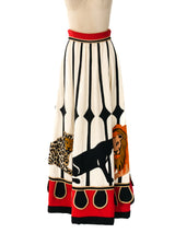 Malcolm Starr Circus Themed Applique Skirt Bottom arcadeshops.com