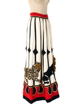 Malcolm Starr Circus Themed Applique Skirt Bottom arcadeshops.com