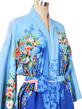 1920's Reversible Floral Kimono Robe Jacket arcadeshops.com