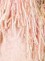 Yarn Fringe Shag Woven Vest jacket arcadeshops.com