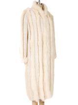 Hand Knit Fur Maxi Cardigan Outerwear arcadeshops.com