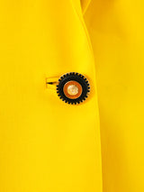 1992 Gianni Versace Canary Western Inspired Jacket Jacket arcadeshops.com