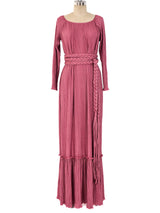 Mary McFadden Dimensional Pleated Maxi Dress Dress arcadeshops.com