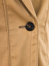 Gucci Khaki Cropped Blazer Jacket arcadeshops.com