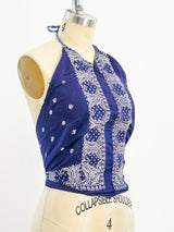 Handmade Bandana Halter Top arcadeshops.com