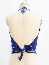 Handmade Bandana Halter Top arcadeshops.com