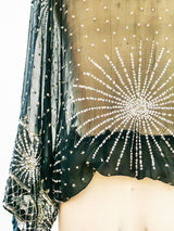 Sequin Starburst Chiffon Top Top arcadeshops.com