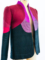 Quilted Silk Jacket Top arcadeshops.com
