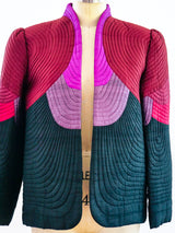 Quilted Silk Jacket Top arcadeshops.com