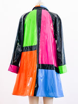 1960's Colorblock Vinyl Jacket Jacket arcadeshops.com