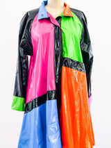 1960's Colorblock Vinyl Jacket Jacket arcadeshops.com