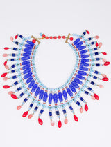 Egyptian Revival Fringed Bib Necklace Jewelry arcadeshops.com