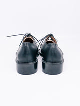 Givenchy Black and White Pointed Toe Shoe, 38.5 Accessory arcadeshops.com