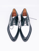 Givenchy Black and White Pointed Toe Shoe, 38.5 Accessory arcadeshops.com
