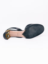 Gucci Rounded Toe Slingback with Sculpural Heel, 41 Accessory arcadeshops.com