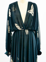 Wayne Clark Butterfly Chiffon Dress Dress arcadeshops.com